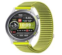 GIOPUEY Strap Compatible with Amazfit Cheetah Round, Outdoor Sports Flexible Nylon Braided Sport Loop Strap Replacement Band - Green