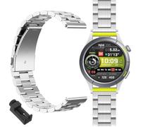GIOPUEY Strap Compatible with Amazfit Cheetah Round, stainless steel Watch Strap Replacement [Wear-resistant] [light] - silver
