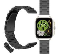 GIOPUEY Strap Compatible with Amazfit Cheetah Square, stainless steel Watch Strap Replacement [Wear-resistant] [light] - black