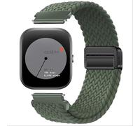 GIOPUEY Strap Compatible with CMF Watch Pro, Flexible Nylon Braided Strap, Strap Replacement [Unisex] - Green