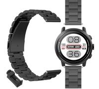 GIOPUEY Strap Compatible with COROS Apex 2, stainless steel Watch Strap Replacement [Wear-resistant] [light] - black