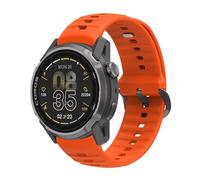 GIOPUEY Strap Compatible with Coros Apex 4 46mm/Coros Nomad, Soft silicone Watch Strap Replacement [Wear-resistant] [breathable] - Orange