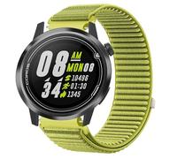 GIOPUEY Strap Compatible with COROS Apex 46mm, Outdoor Sports Flexible Nylon Braided Sport Loop Strap Replacement Band - Green