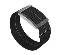 GIOPUEY Strap Compatible with COROS Heart Rate Monitor, Flexible Nylon Braided Strap Replacement [Unisex] - Black