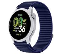 GIOPUEY Strap Compatible with COROS Pace 4, Outdoor Sports Flexible Nylon Braided Sport Loop Strap Replacement Band - DarkBlue