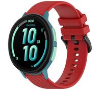 GIOPUEY Strap Compatible with Garmin Bounce 2, Soft silicone Watch Strap Replacement [Wear-resistant] [breathable] - red
