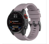 GIOPUEY Strap Compatible with Garmin fenix 8 43MM, Soft Silicone Watch Band, Classic Fashion Design - Purple