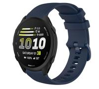 GIOPUEY Strap Compatible with Garmin Forerunner 170 Music, Soft silicone Watch Strap Replacement [Wear-resistant] [breathable] - Dark Blue
