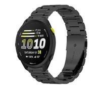 GIOPUEY Strap Compatible with Garmin Forerunner 70, stainless steel Watch Strap Replacement [Wear-resistant] [light] - black