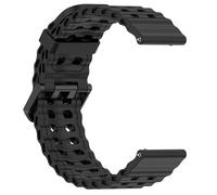 GIOPUEY Strap Compatible with Garmin Venu X1, Soft silicone Watch Strap Replacement [Wear-resistant] [breathable] - Black