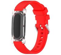 GIOPUEY Strap Compatible with Google Fitbit Air, Soft silicone Watch Strap Replacement [Wear-resistant] [breathable] - red
