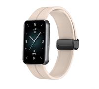 GIOPUEY Strap Compatible with Honor Band 9, Soft silicone Watch Strap, Strap Replacement [Wear-resistant] [breathable] - Beige