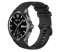 GIOPUEY Strap Compatible with HONOR CHOICE Watch 2 Epic, Soft silicone Watch Strap Replacement [Wear-resistant] [breathable] - Black