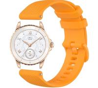 GIOPUEY Strap Compatible with HONOR Choice Watch 2e, Soft silicone Watch Strap Replacement [Wear-resistant] [breathable] - Yellow