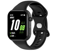 GIOPUEY Strap Compatible with HONOR Choice Watch 2i, Soft silicone Watch Strap Replacement [Wear-resistant] [breathable] - Black