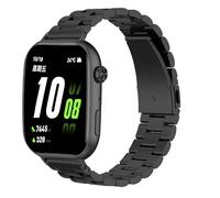 GIOPUEY Strap Compatible with Honor Watch X5i, stainless steel Watch Strap Replacement [Wear-resistant] [light] - black