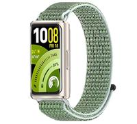GIOPUEY Strap Compatible with Huawei Band 11 Pro/Huawei Band 11, Flexible Nylon Braided Strap Replacement [Unisex] - Green