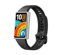 GIOPUEY Strap Compatible with Huawei Band 11 Pro/Huawei Band 11, Soft silicone Watch Strap Replacement [Wear-resistant] [breathable] - Black