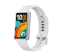 GIOPUEY Strap Compatible with Huawei Band 11 Pro/Huawei Band 11, Soft silicone Watch Strap Replacement [Wear-resistant] [breathable] - white