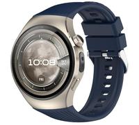 GIOPUEY Strap Compatible with Huawei Watch 5 46mm, Soft silicone Watch Strap Replacement [Wear-resistant] [breathable] - midnight blue