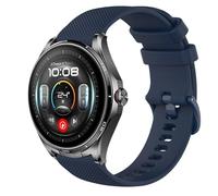 GIOPUEY Strap Compatible with Huawei Watch Buds 2, Soft silicone Watch Strap Replacement [Wear-resistant] [breathable] - Dark Blue