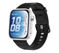 GIOPUEY Strap Compatible with Huawei Watch Fit 5 Pro/Fit5/Fit4/4 Pro/Fit3, Soft silicone Watch Strap Replacement [Wear-resistant] [breathable] - Black