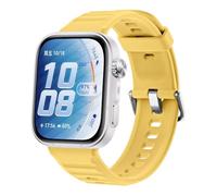 GIOPUEY Strap Compatible with Huawei Watch Fit 5 Pro/Fit5/Fit4/4 Pro/Fit3, Soft silicone Watch Strap Replacement [Wear-resistant] [breathable] - Yellow