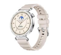 GIOPUEY Strap Compatible with Huawei Watch GT 6 41mm/GT5/GT4 41mm, Soft silicone Watch Strap Replacement [Wear-resistant] [breathable] - beige