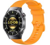GIOPUEY Strap Compatible with Huawei Watch GT 6 46mm/GT 6 Pro/GT5 46mm/GT5 Pro Soft silicone Watch Strap, Strap Replacement [Wear-resistant] [breathable] - Yellow