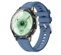 GIOPUEY Strap Compatible with Huawei Watch GT 6 46mm/GT6 Pro/GT5/GT4, Soft silicone Watch Strap Replacement [Wear-resistant] [breathable] - sky blue