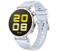 GIOPUEY Strap Compatible with Huawei Watch GT 6/GT 5 41mm/5 Pro 42mm, Soft silicone Watch Strap, Strap Replacement [Wear-resistant] [breathable] - light blue