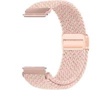 GIOPUEY Strap Compatible with Huawei Watch GT 6/GT 5 41mm, Flexible Nylon Braided Strap, Strap Replacement [Unisex] - Pink