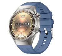 GIOPUEY Strap Compatible with Huawei Watch GT 6 Pro/GT 5 Pro 46mm, Soft silicone Watch Strap Replacement [Wear-resistant] [breathable] - sky blue