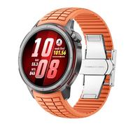 GIOPUEY Strap Compatible with Huawei Watch GT Runner 2, Soft silicone Watch Strap Replacement [Wear-resistant] [breathable] - Orange