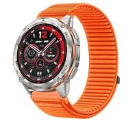 GIOPUEY Strap Compatible with KOSPET Tank T3 Ultra 2, Outdoor Sports Flexible Nylon Braided Sport Loop Strap Replacement Band - Orange