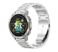 GIOPUEY Strap Compatible with KOSPET Tank T4C, stainless steel Watch Strap Replacement [Wear-resistant] [light] - silver