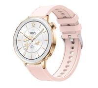 GIOPUEY Strap Compatible with OnePlus Watch 4 43mm, Soft silicone Watch Strap Replacement [Wear-resistant] [breathable] - pink