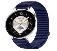 GIOPUEY Strap Compatible with OPPO Watch X2 Mini, Outdoor Sports Flexible Nylon Braided Sport Loop Strap Replacement Band - DarkBlue