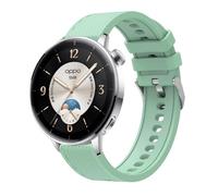 GIOPUEY Strap Compatible with Oppo Watch X2 Mini, Soft silicone Watch Strap Replacement [Wear-resistant] [breathable] - beige