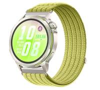 GIOPUEY Strap Compatible with OPPO Watch X3/X2/X/S, Flexible Nylon Braided Strap Replacement [Unisex] - LightGreen