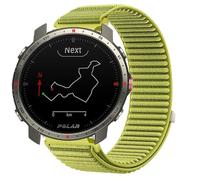 GIOPUEY Strap Compatible with Polar GRIT X, Outdoor Sports Flexible Nylon Braided Sport Loop Strap Replacement Band - Green