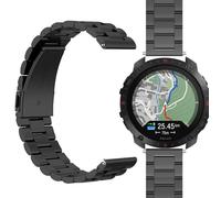 GIOPUEY Strap Compatible with Polar Grit X2 Pro, stainless steel Watch Strap, Strap Replacement [Wear-resistant] [light] - black