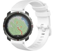 GIOPUEY Strap Compatible with Polar Grit X2, Soft silicone Watch Strap Replacement [Wear-resistant] [breathable] - White