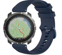 GIOPUEY Strap Compatible with Polar Grit X2, Soft silicone Watch Strap Replacement [Wear-resistant] [breathable] - Dark Blue