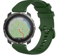 GIOPUEY Strap Compatible with Polar Grit X2, Soft silicone Watch Strap Replacement [Wear-resistant] [breathable] - Dark Green