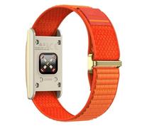 GIOPUEY Strap Compatible with POLAR Loop, Flexible Nylon Braided Strap Replacement [Unisex] - orange