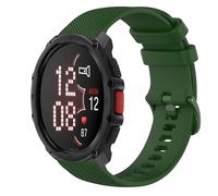 GIOPUEY Strap Compatible with POLAR Street X, Soft silicone Watch Strap Replacement [Wear-resistant] [breathable] - Dark Green