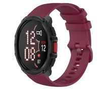 GIOPUEY Strap Compatible with POLAR Street X, Soft silicone Watch Strap Replacement [Wear-resistant] [breathable] - Dark Red
