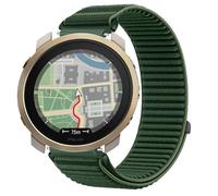 GIOPUEY Strap Compatible with Polar Vantage M3, Outdoor Sports Flexible Nylon Braided Sport Loop Strap Replacement Band - DarkGreen