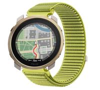 GIOPUEY Strap Compatible with Polar Vantage M3, Outdoor Sports Flexible Nylon Braided Sport Loop Strap Replacement Band - Green